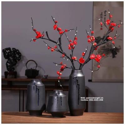 HOA GIẢ TRANG TRÍ PHÒNG KHÁCH - CÀNH ĐÀO RỪNG